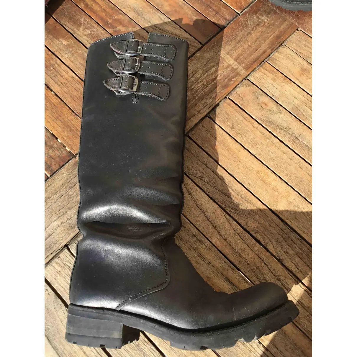 Buy Free Lance Geronimo leather biker boots online