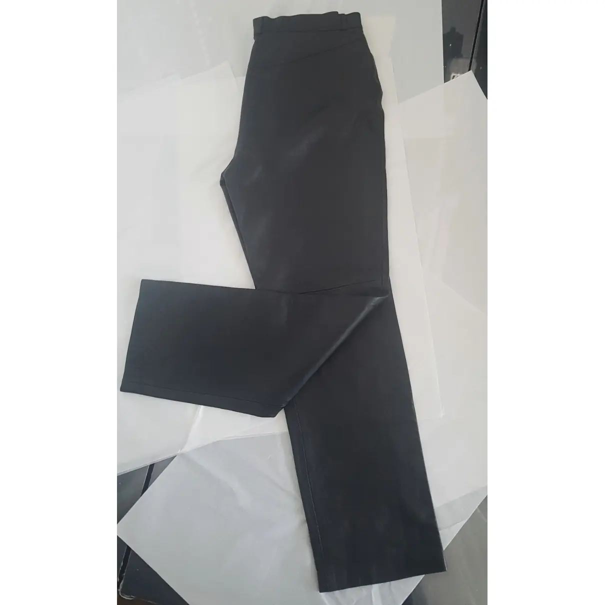 Leather straight pants Gerry Weber