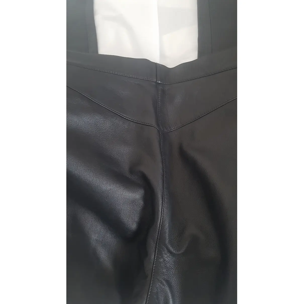 Leather straight pants Gerry Weber