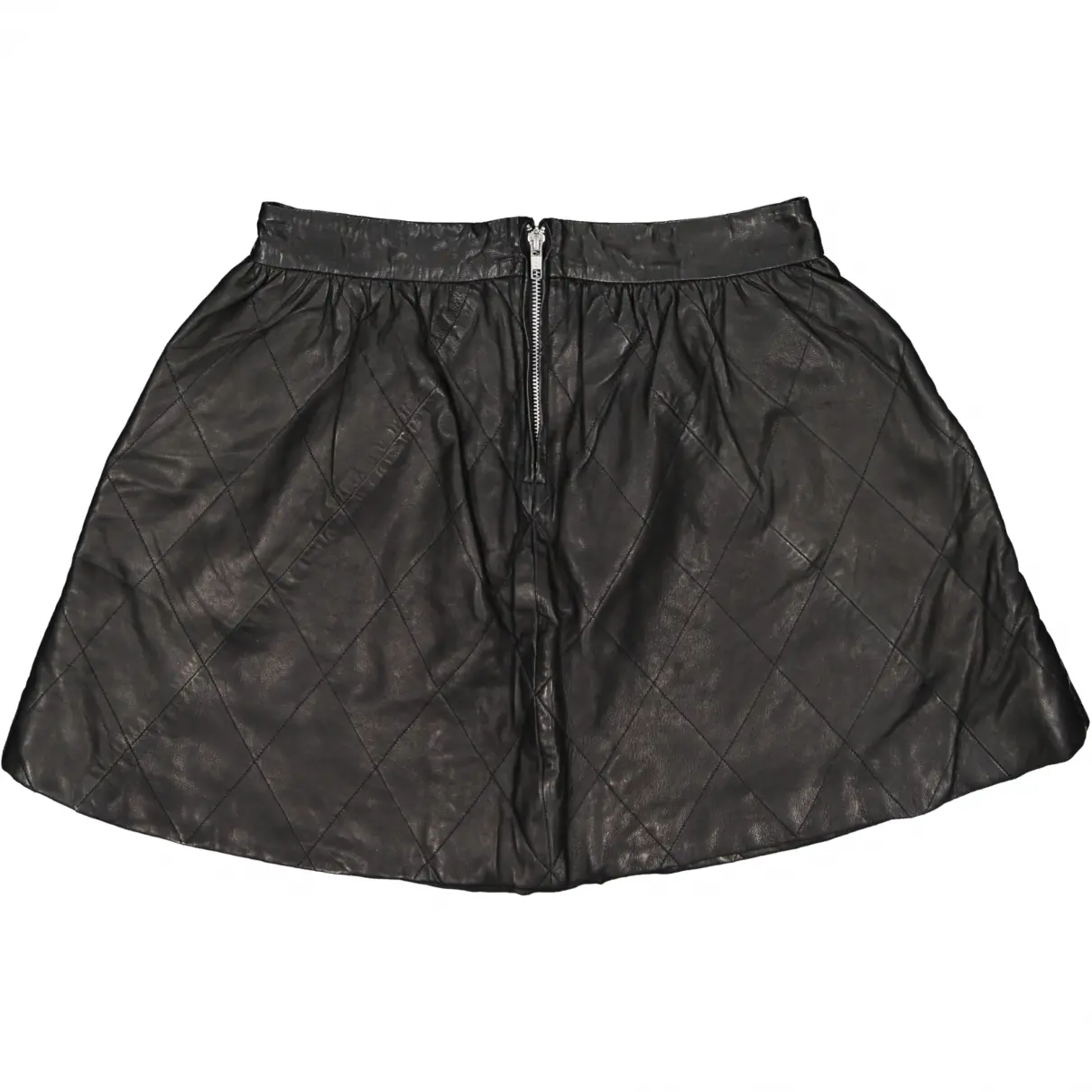 Gestuz Leather mini skirt for sale