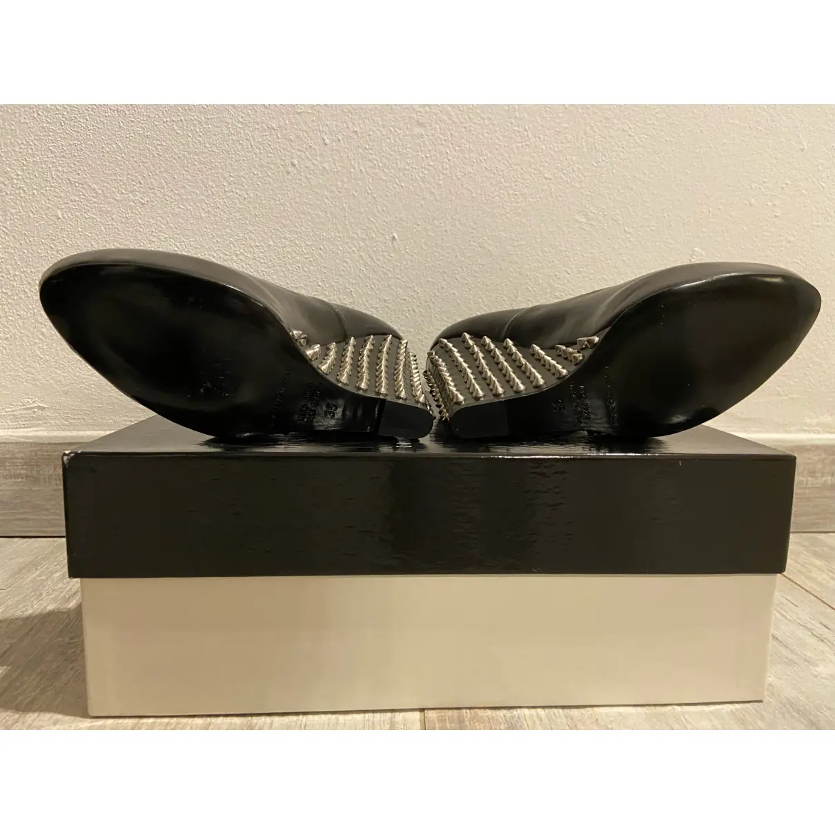 Leather heels Giacomorelli