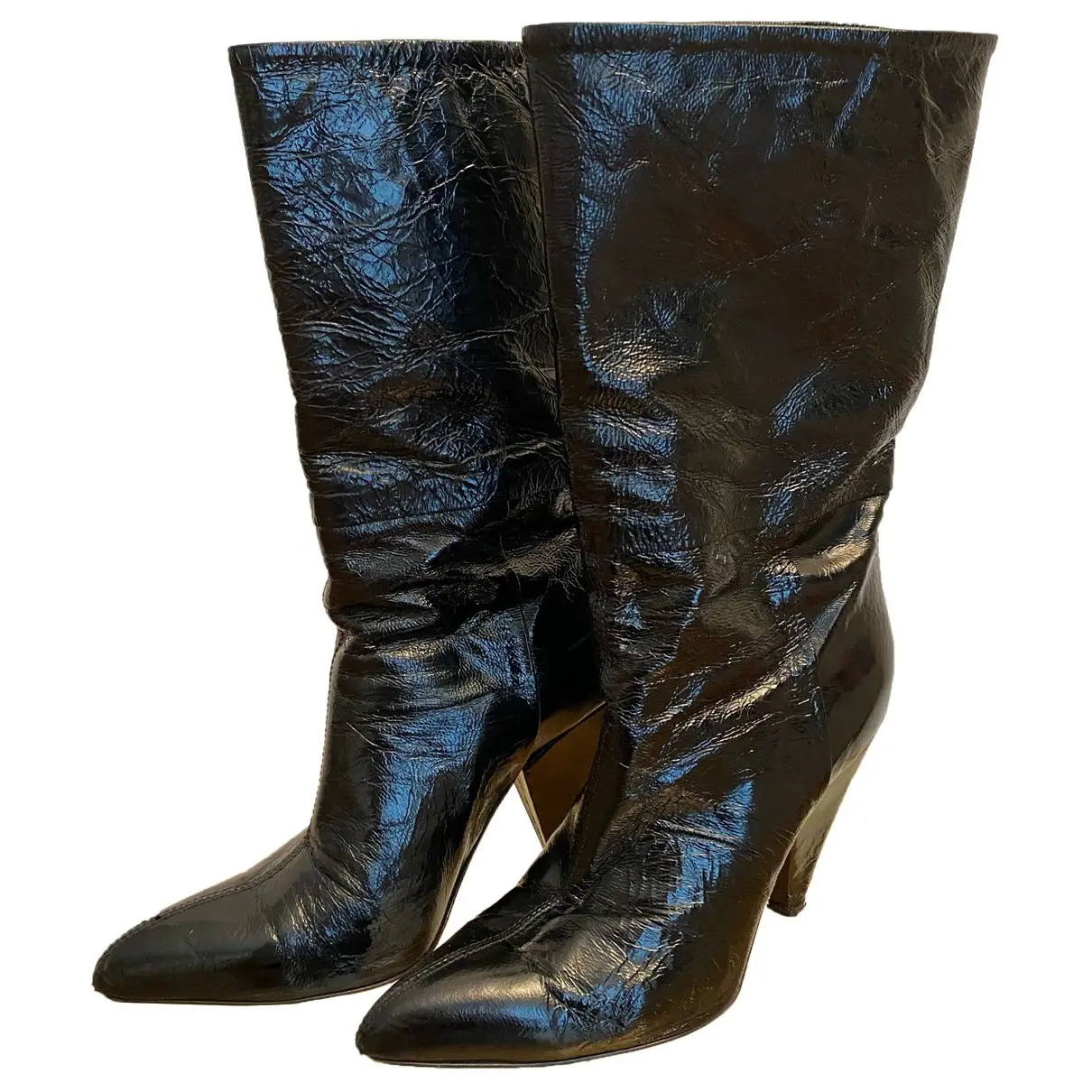 Leather boots Giampaolo Viozzi