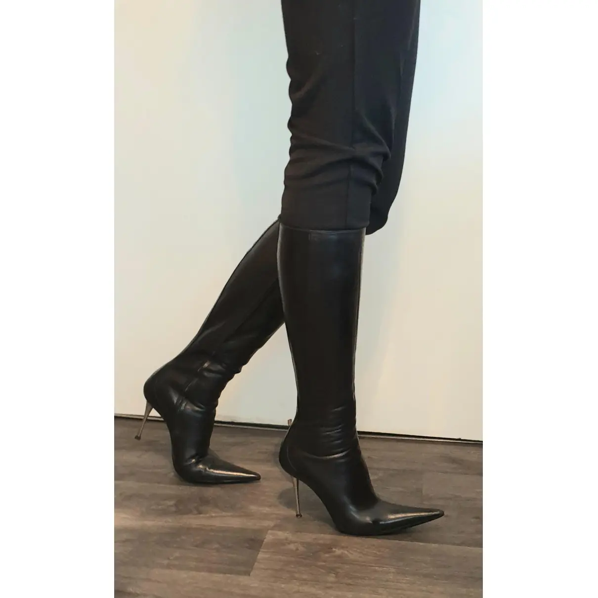 Leather boots Gianmarco Lorenzi