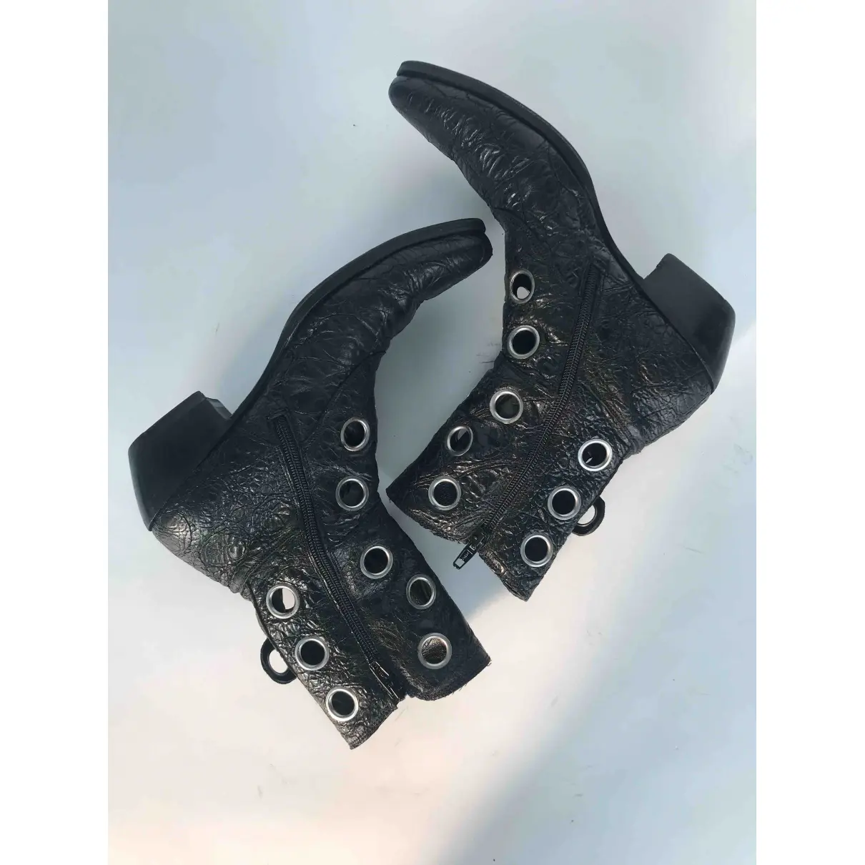 Leather ankle boots GIANNI BARBATO