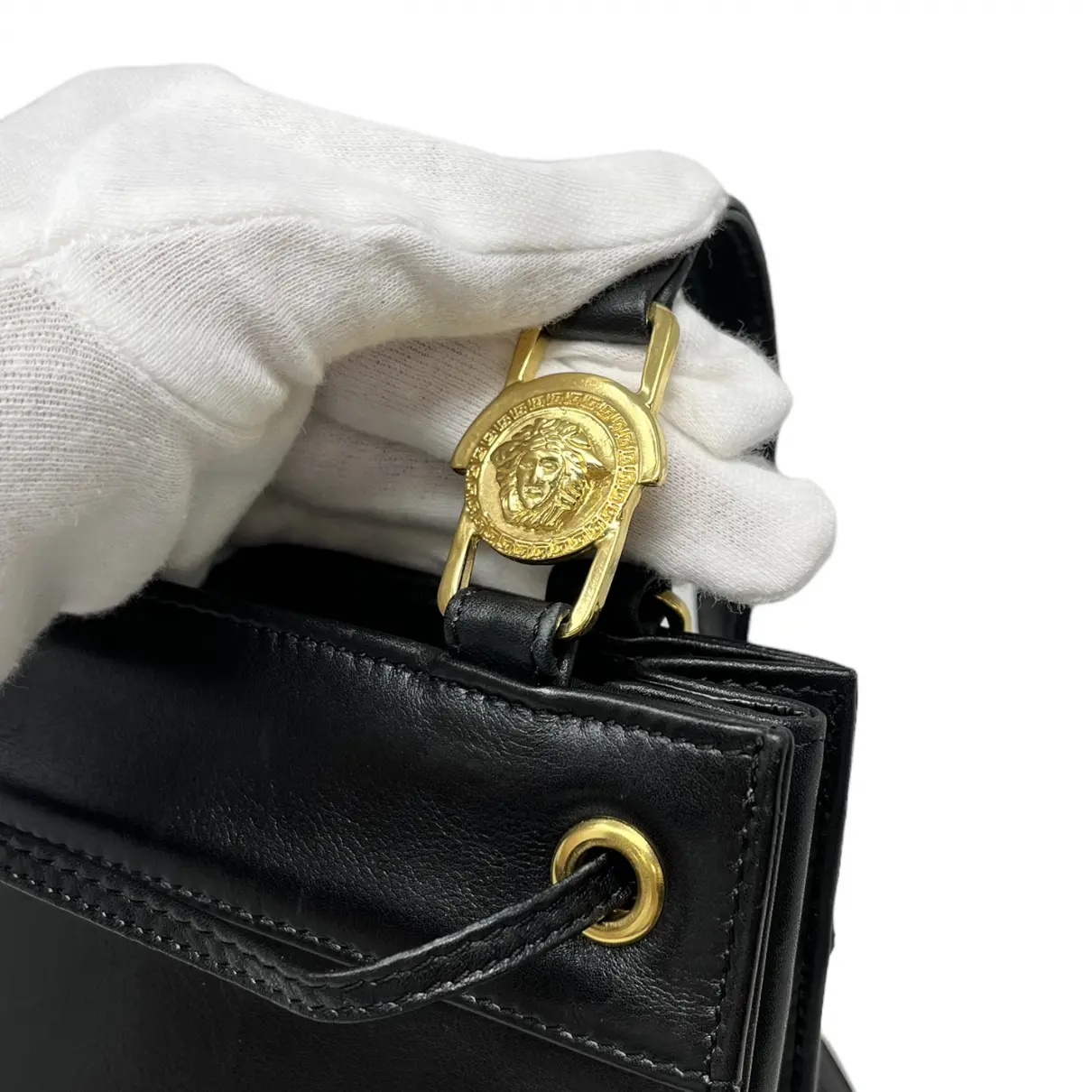 Buy Gianni Versace Leather handbag online - Vintage