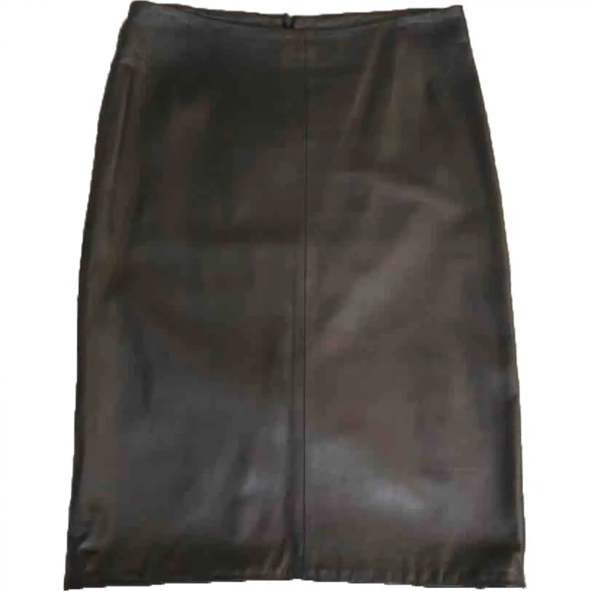 Leather mid-length skirt Gianni Versace - Vintage