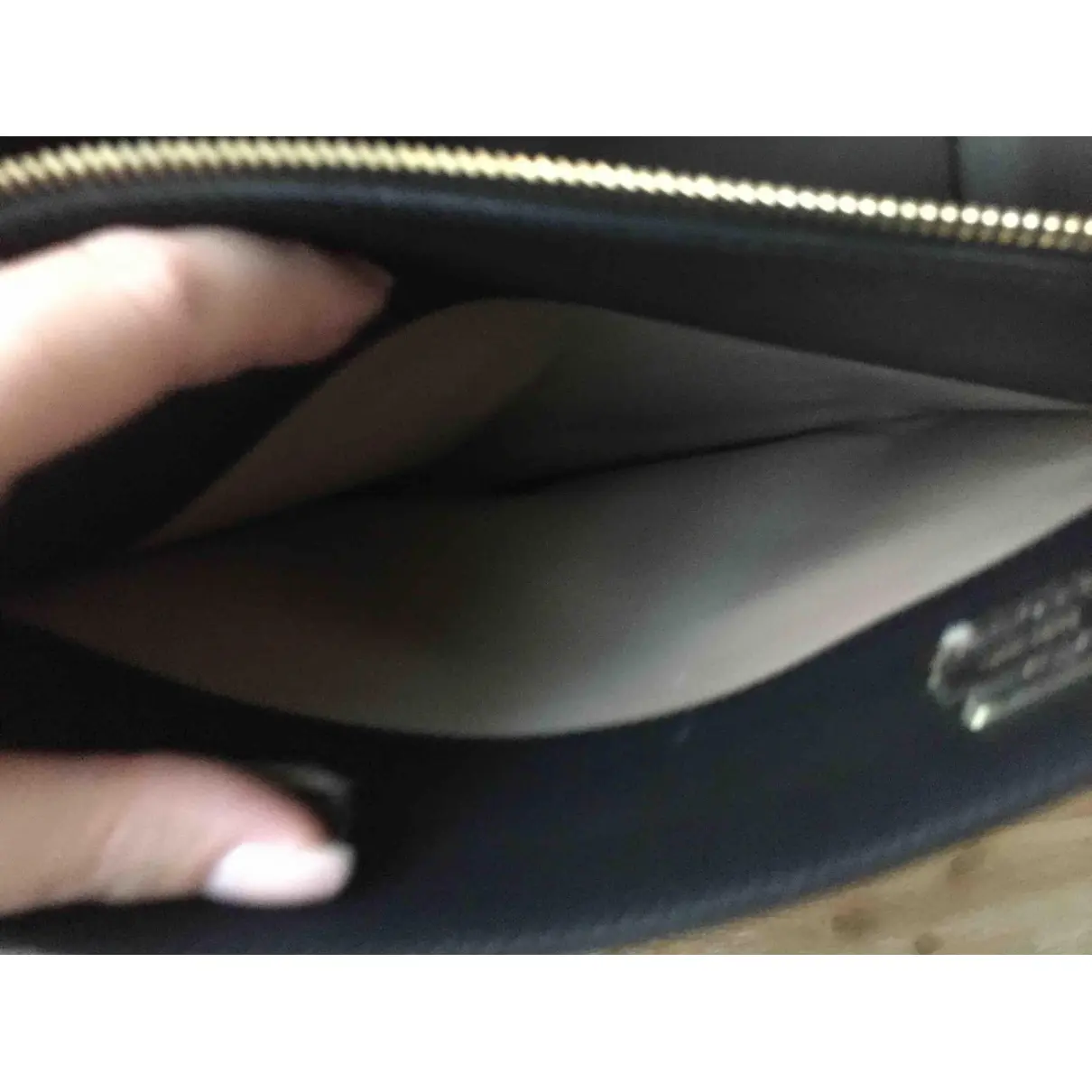 Leather handbag Giorgio Armani