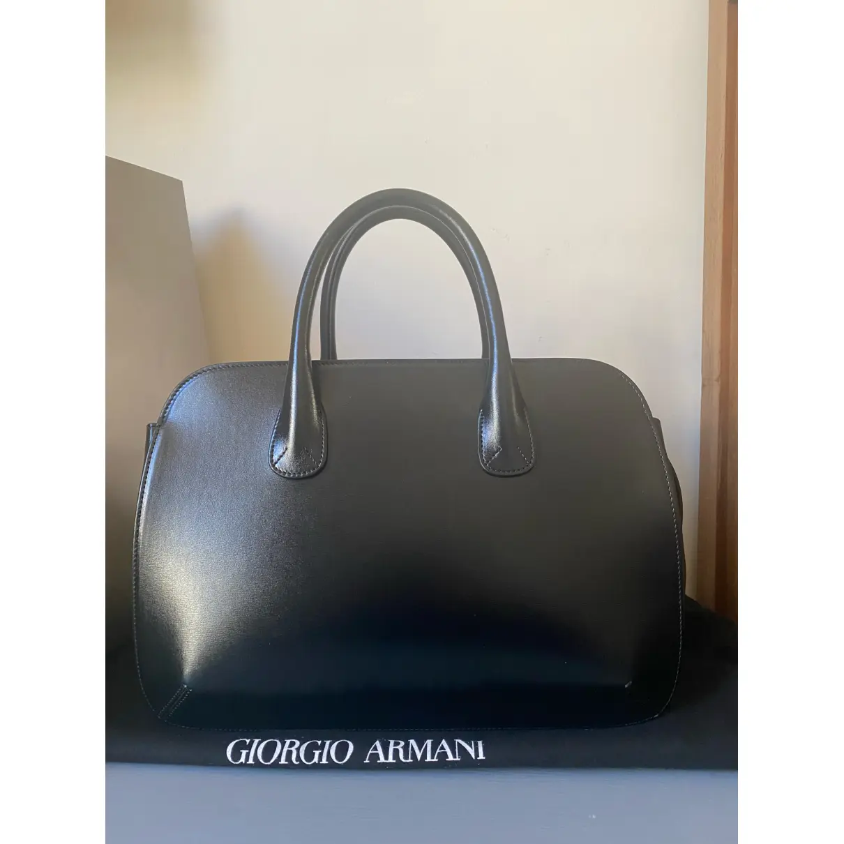 Buy Giorgio Armani Leather tote online
