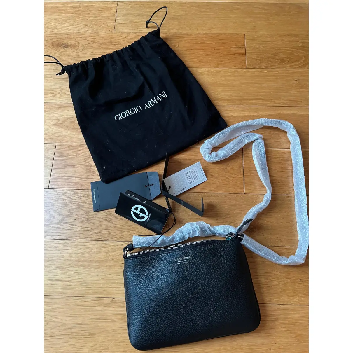 Buy Giorgio Armani Leather crossbody bag online
