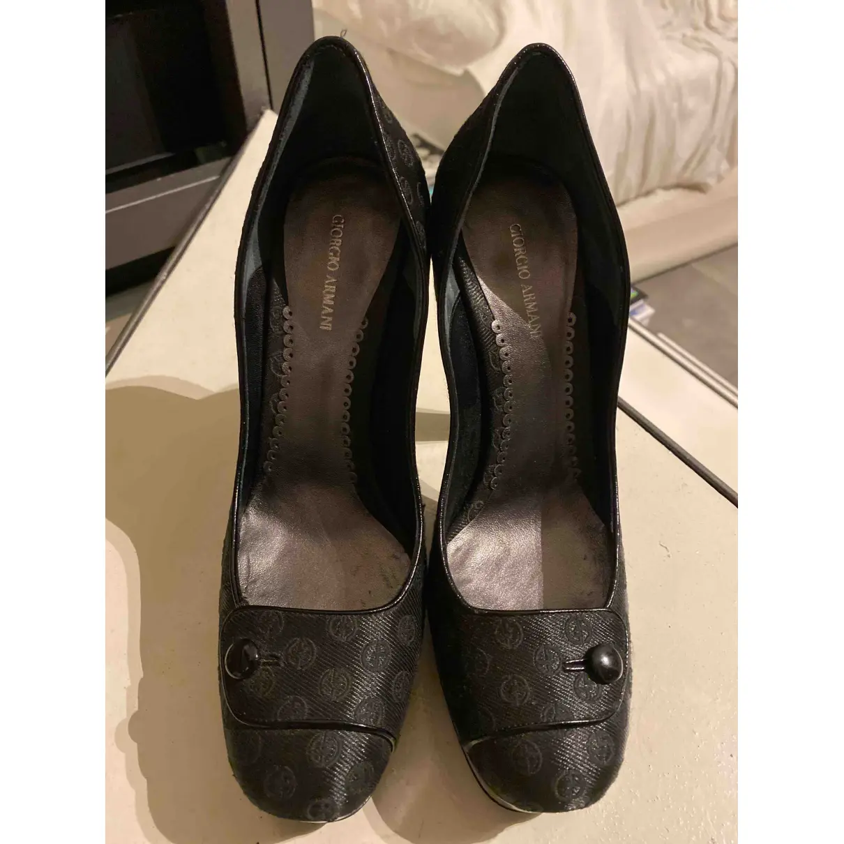 Buy Giorgio Armani Leather heels online