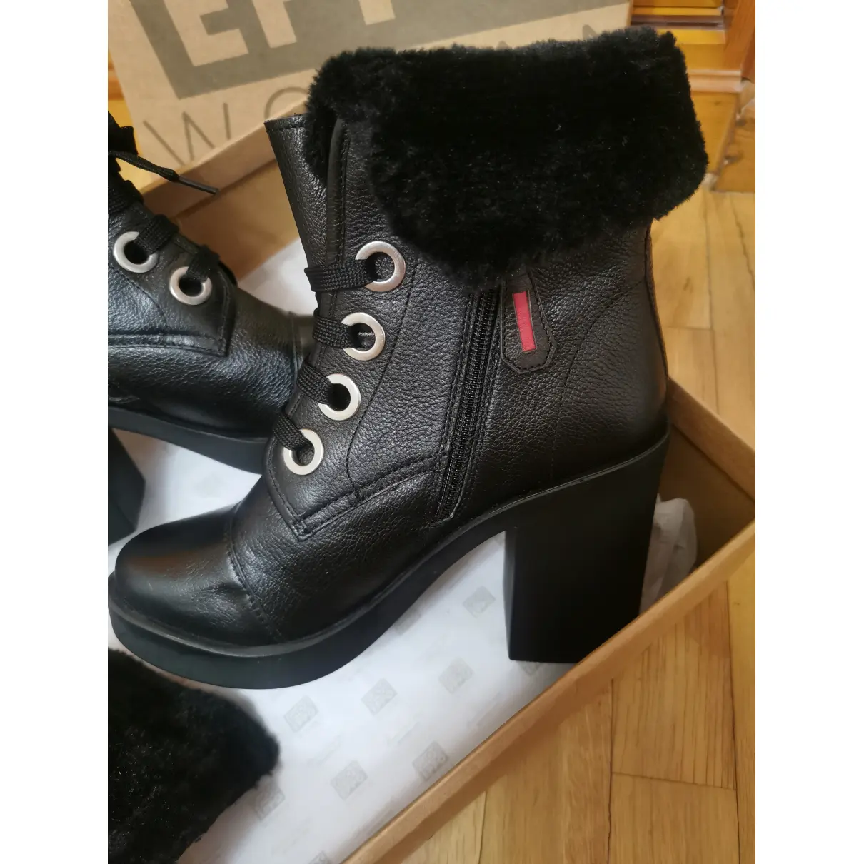 Buy Gioseppo Leather lace up boots online