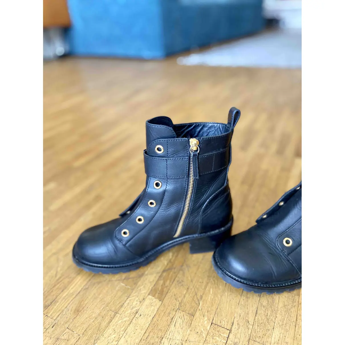 Buy Giuseppe Zanotti Leather biker boots online