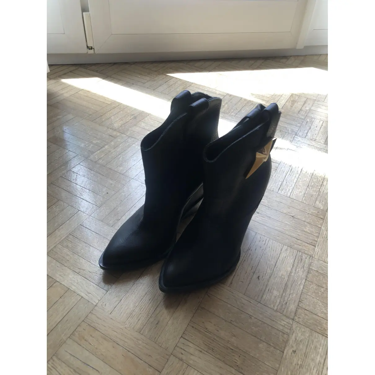 Leather western boots Giuseppe Zanotti