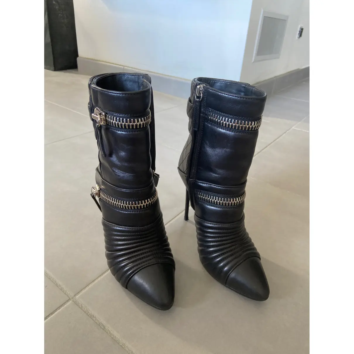 Buy Giuseppe Zanotti Leather ankle boots online