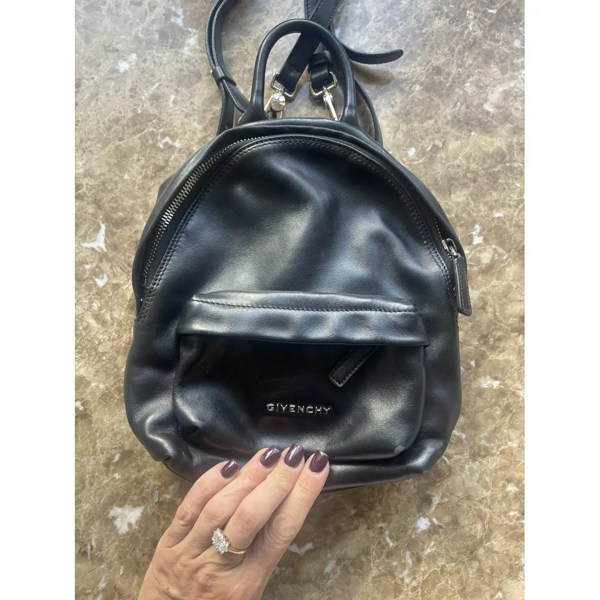 Buy Givenchy Leather backpack online