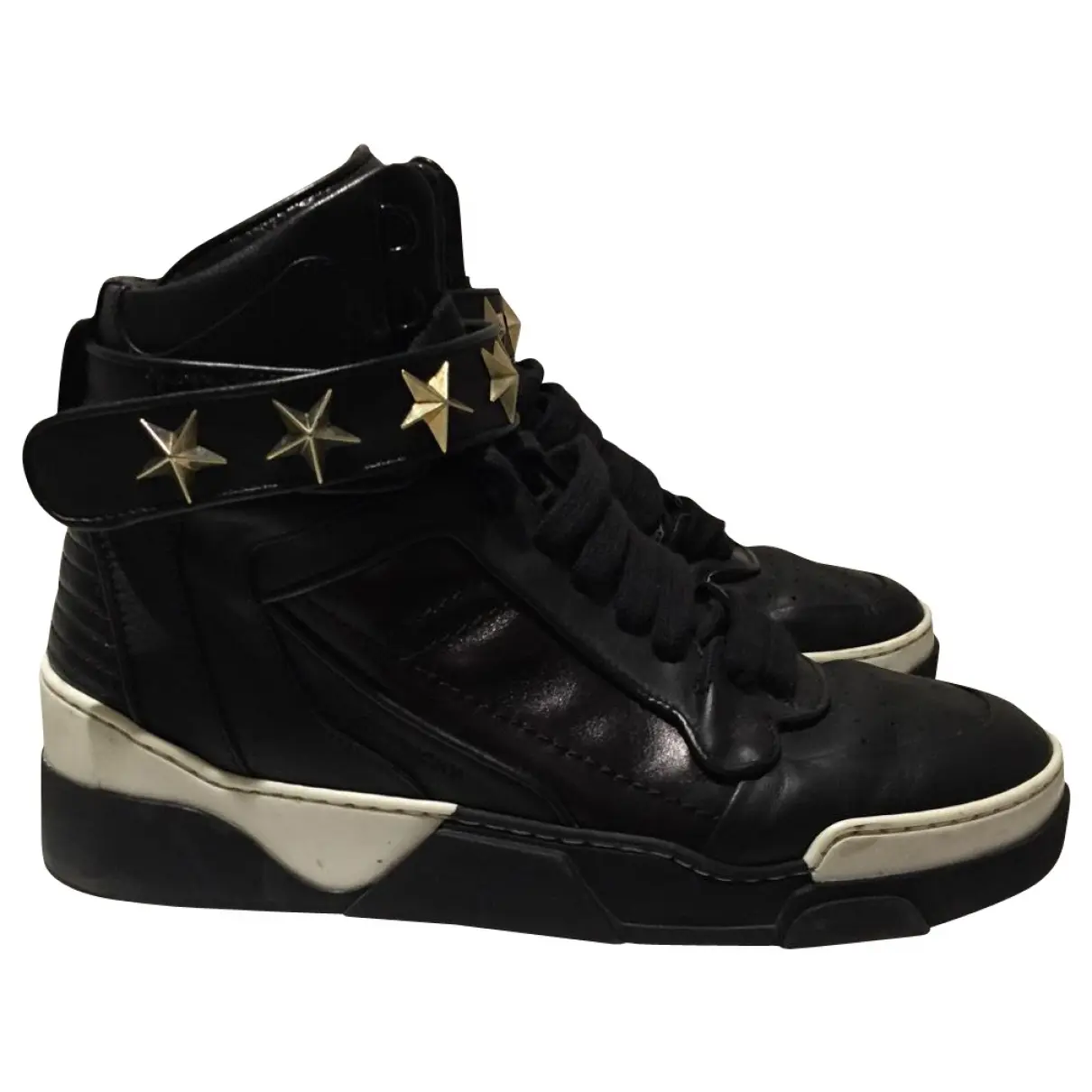Black Leather Trainers Givenchy