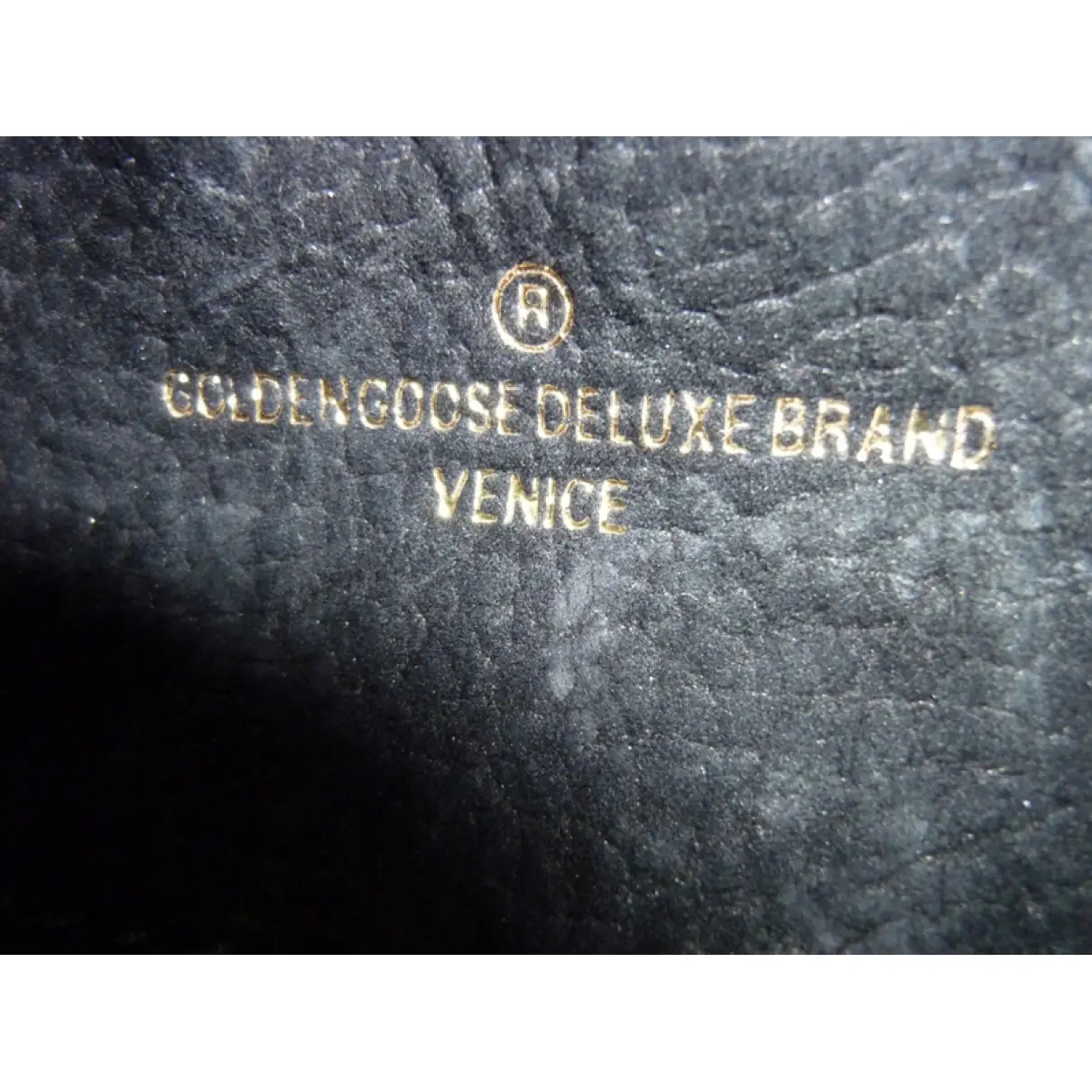 Golden Goose Black Leather Handbag for sale