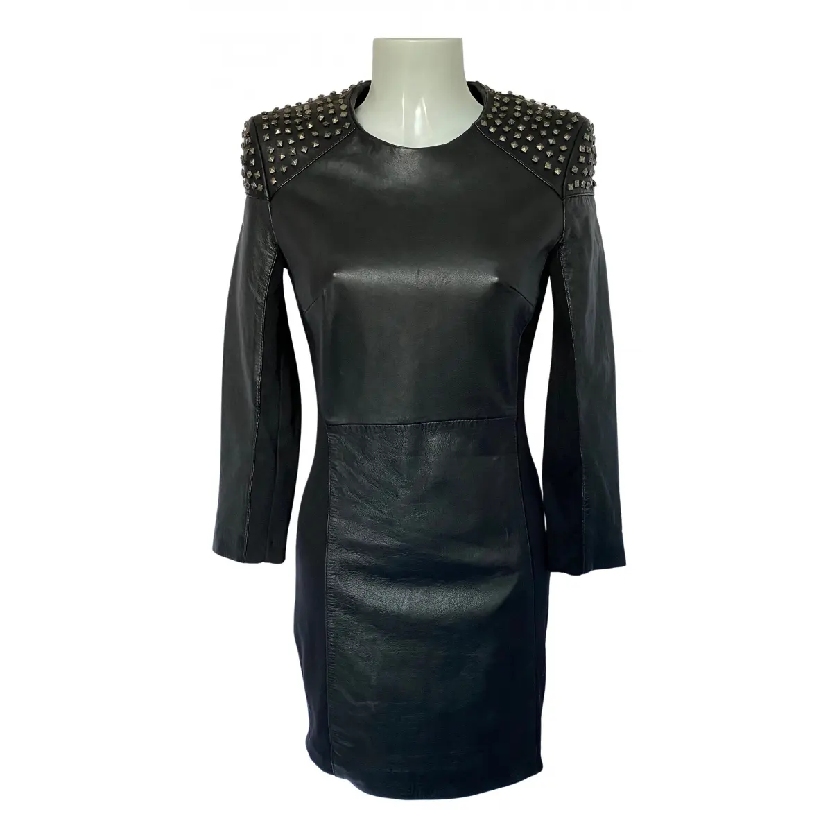 Leather mid-length dress Goosecraft