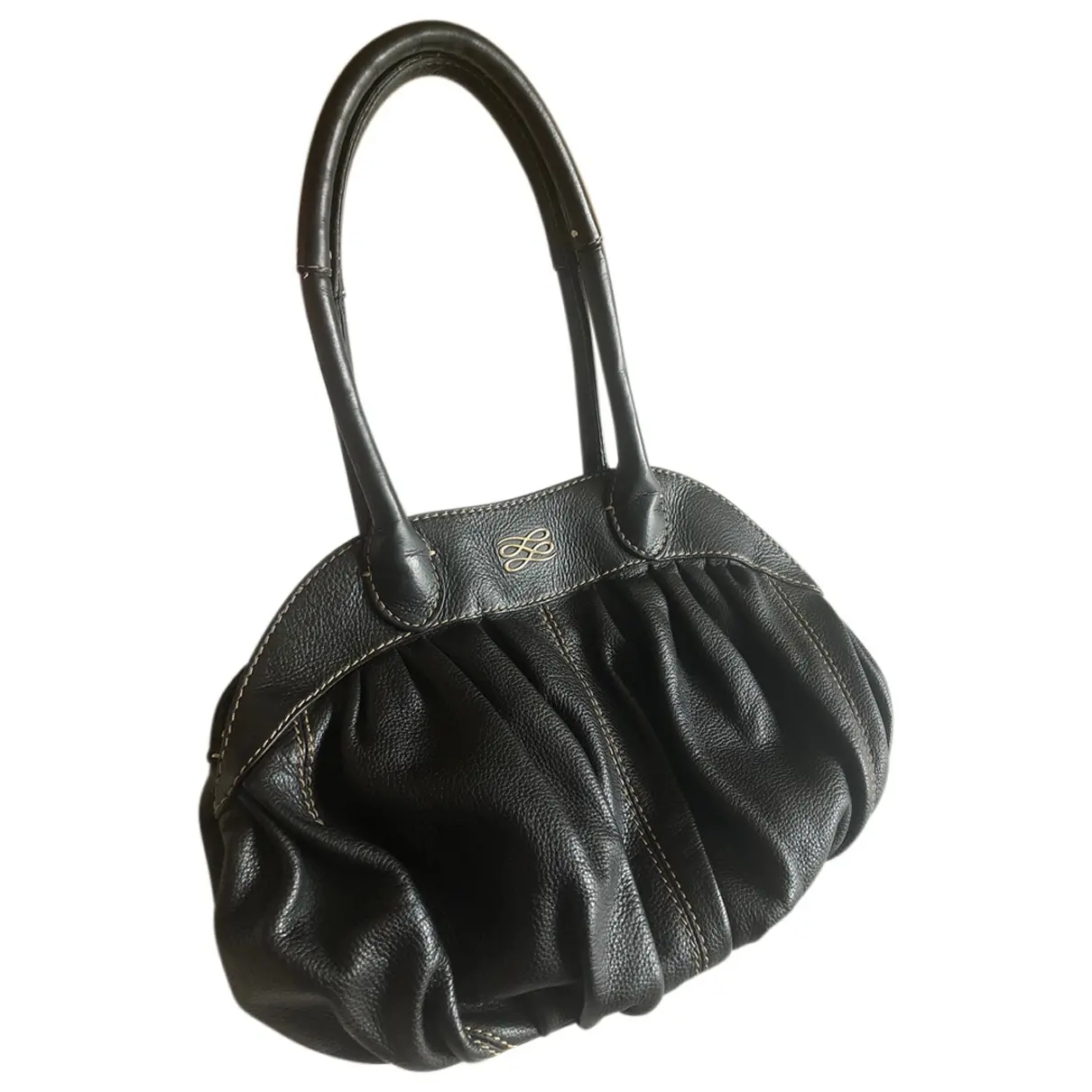 Gousset leather handbag Lancel