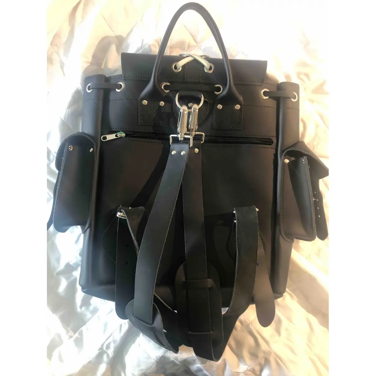 Grafea Leather backpack for sale