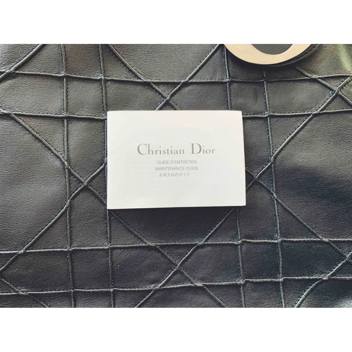 Granville leather crossbody bag Dior