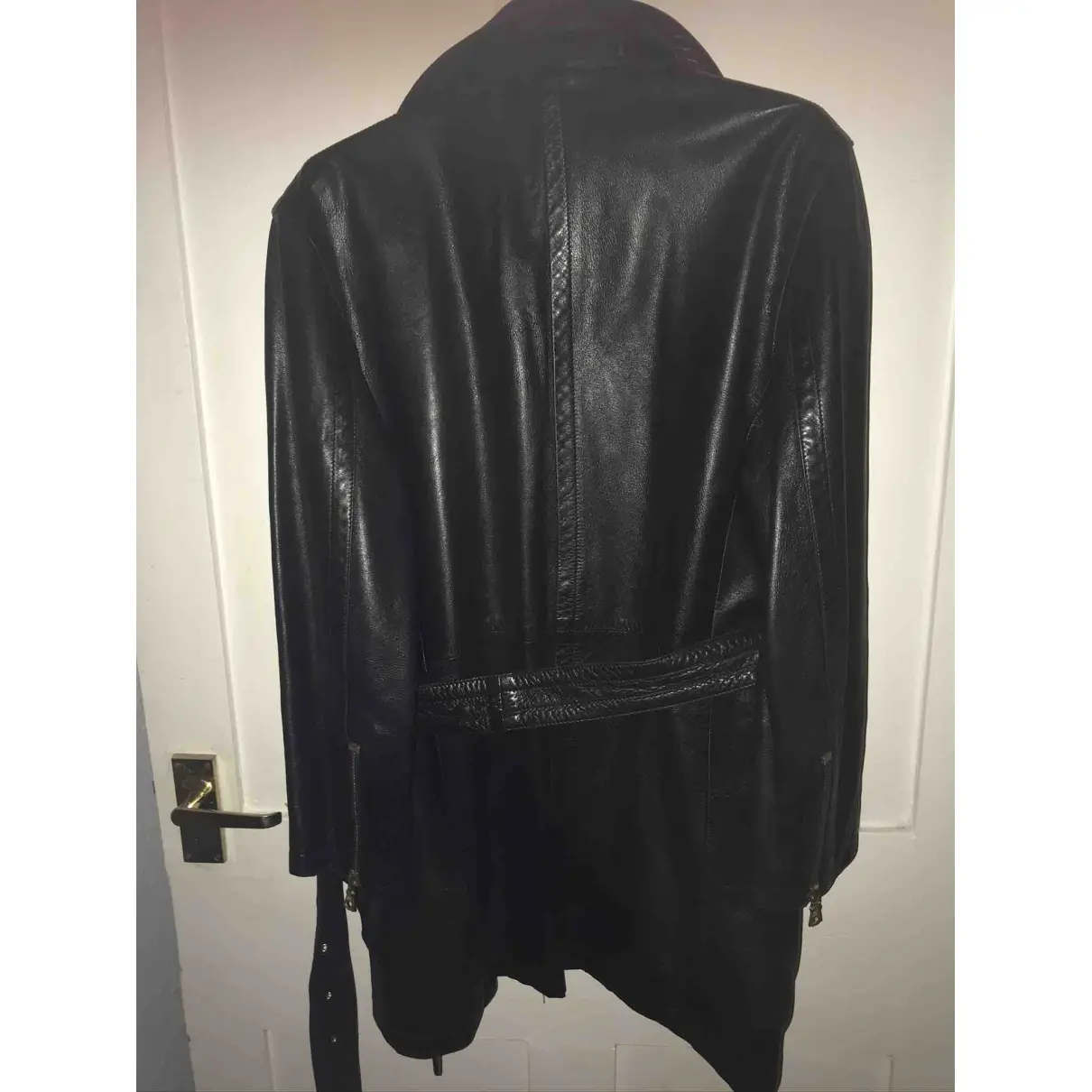Buy Gucci Leather biker jacket online - Vintage