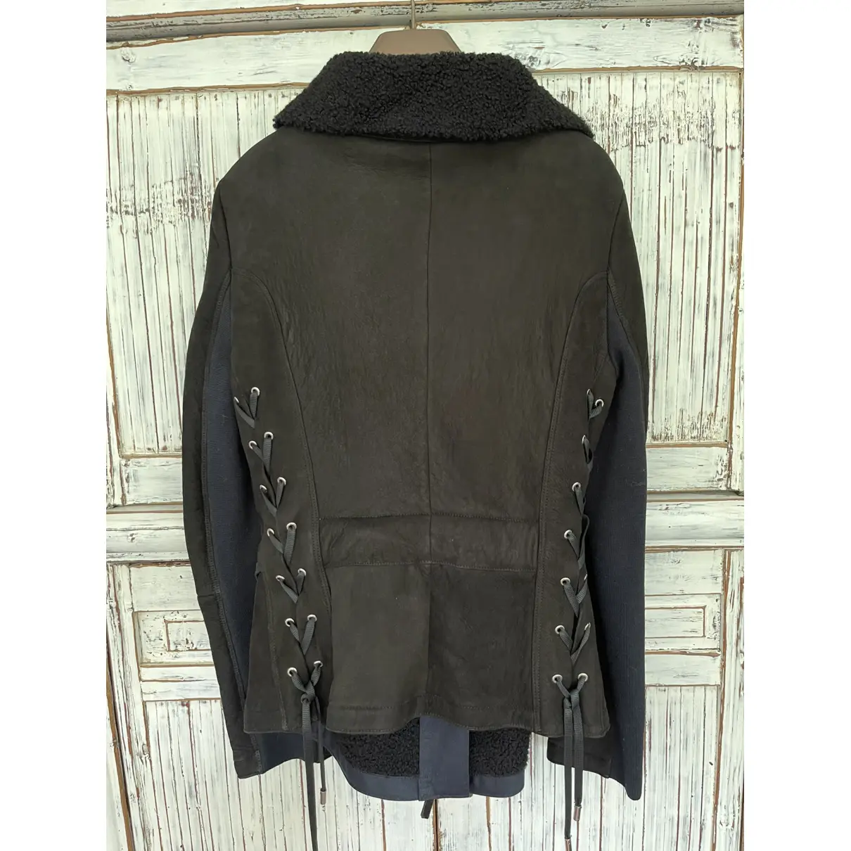 Buy Gucci Leather biker jacket online