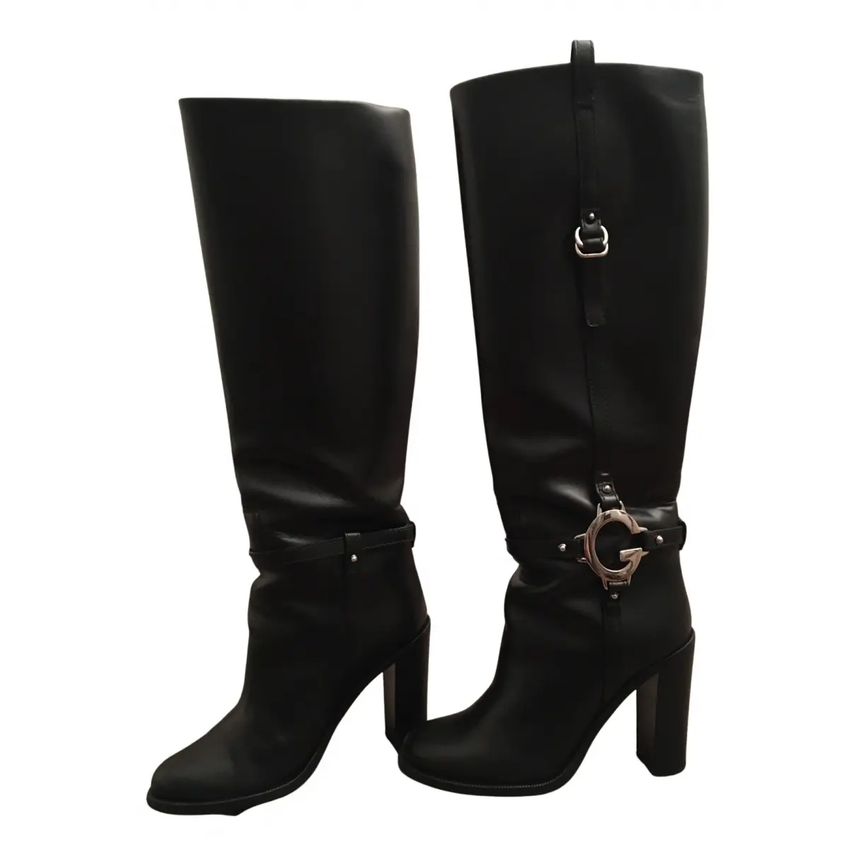 Leather riding boots Gucci