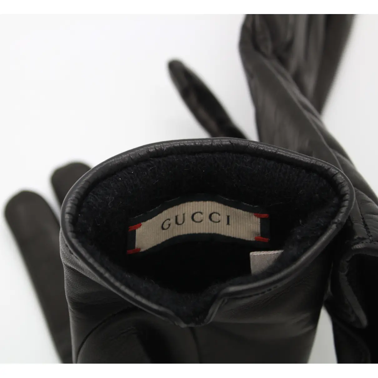 Leather gloves Gucci