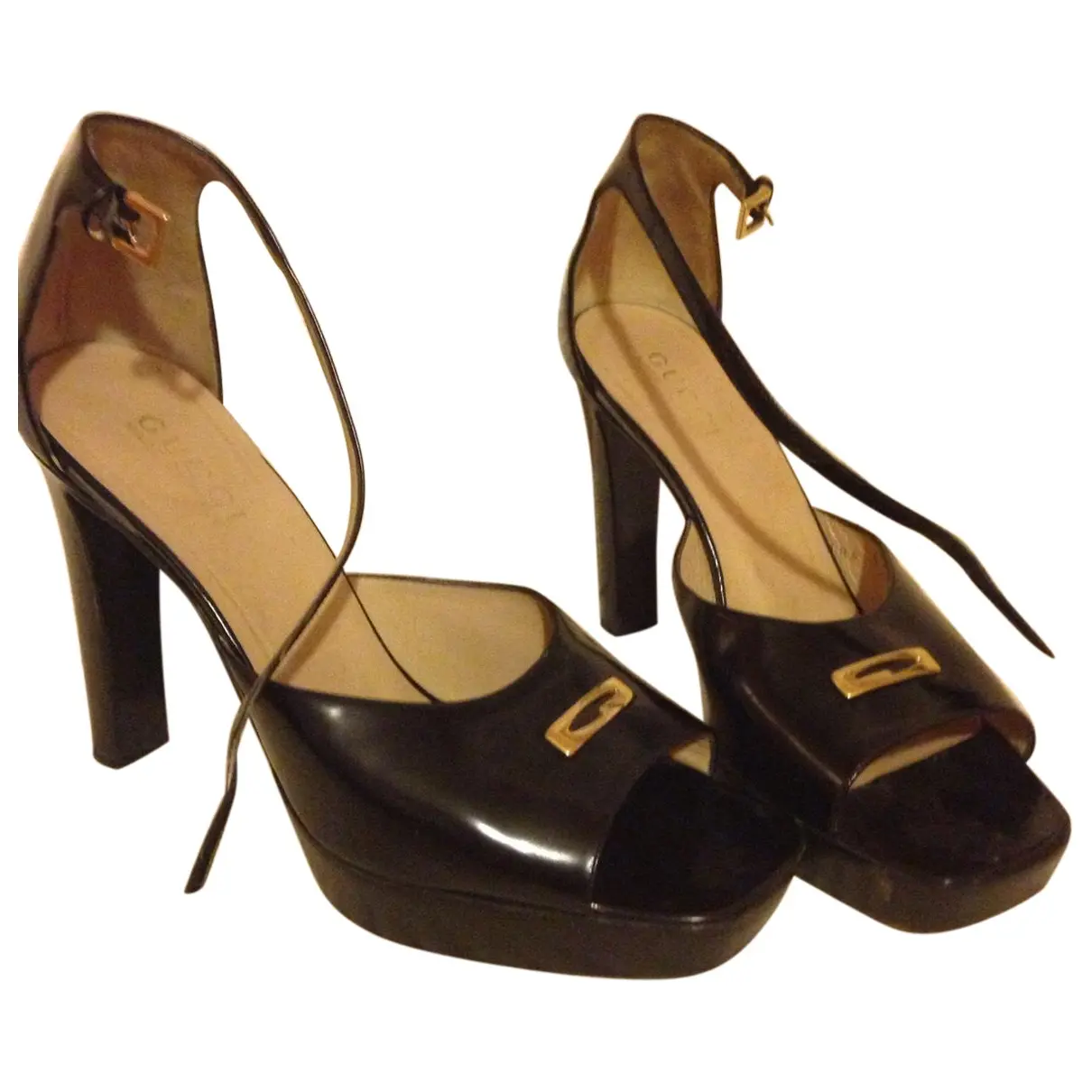 Absolute black heels Gucci - Vintage