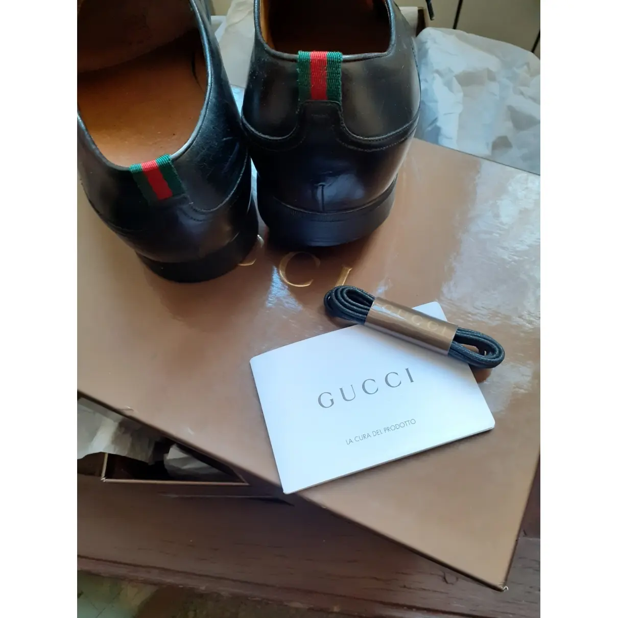 Buy Gucci Leather lace ups online