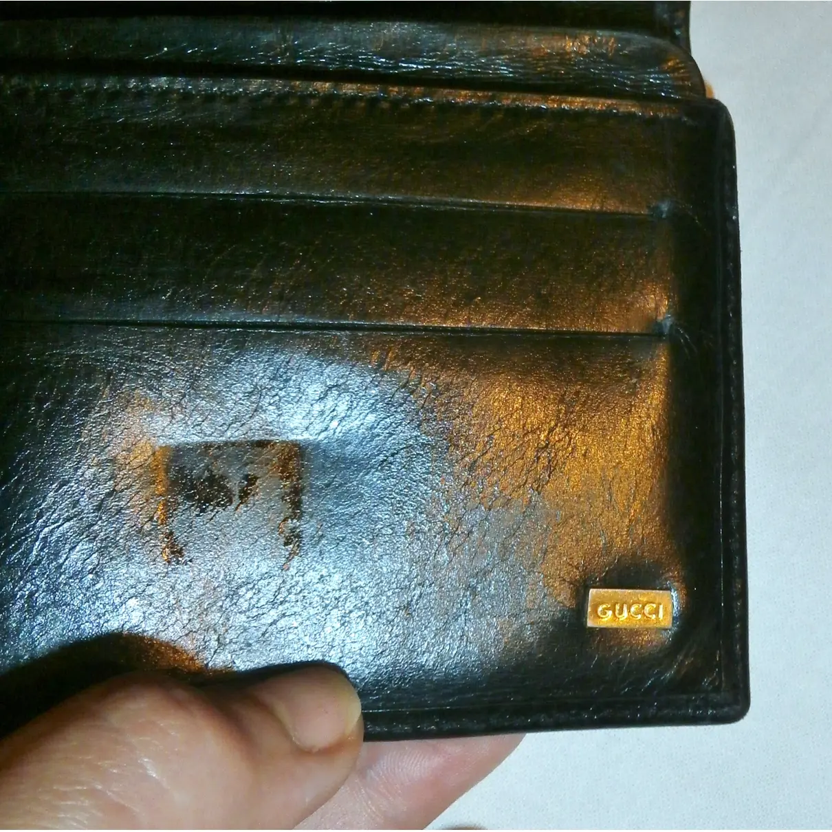 Leather purse Gucci - Vintage