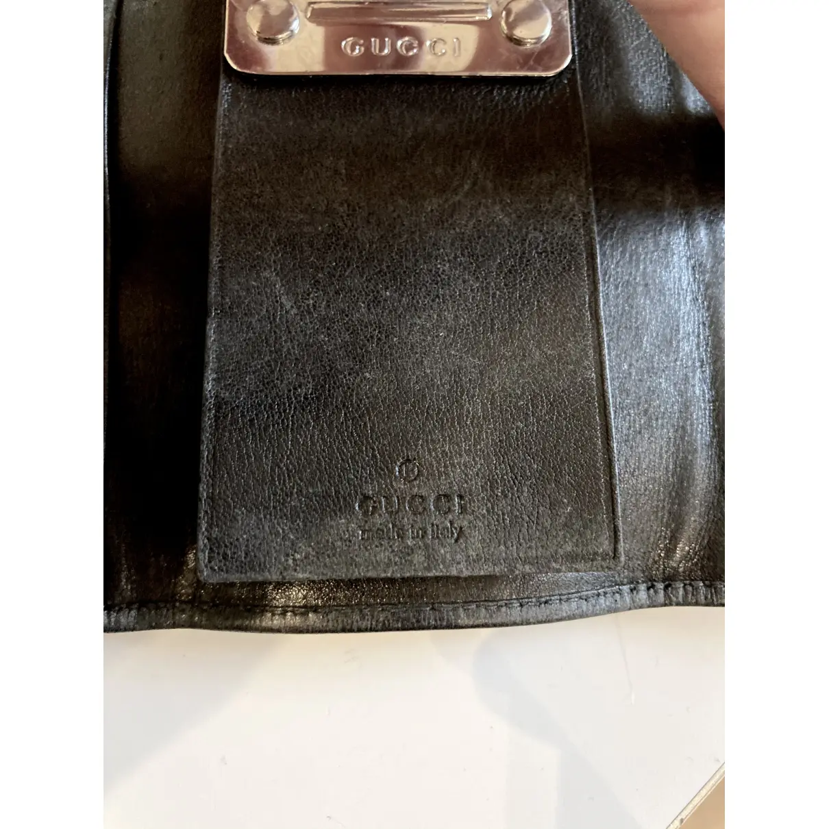 Leather key ring Gucci - Vintage