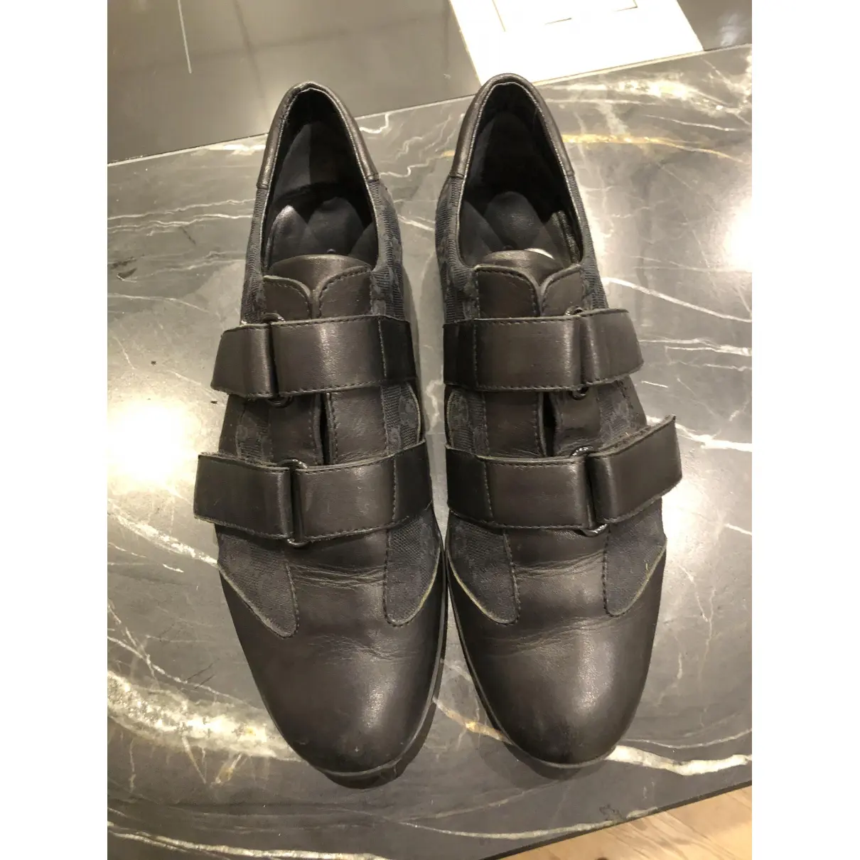 Buy Gucci Leather trainers online