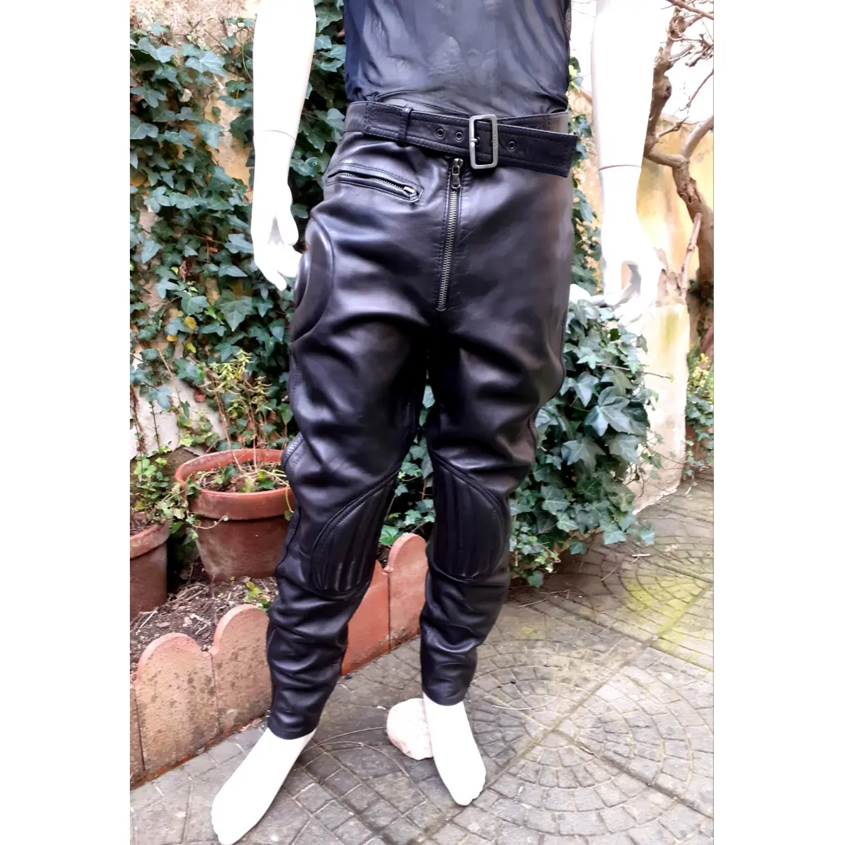 Leather trousers Gucci