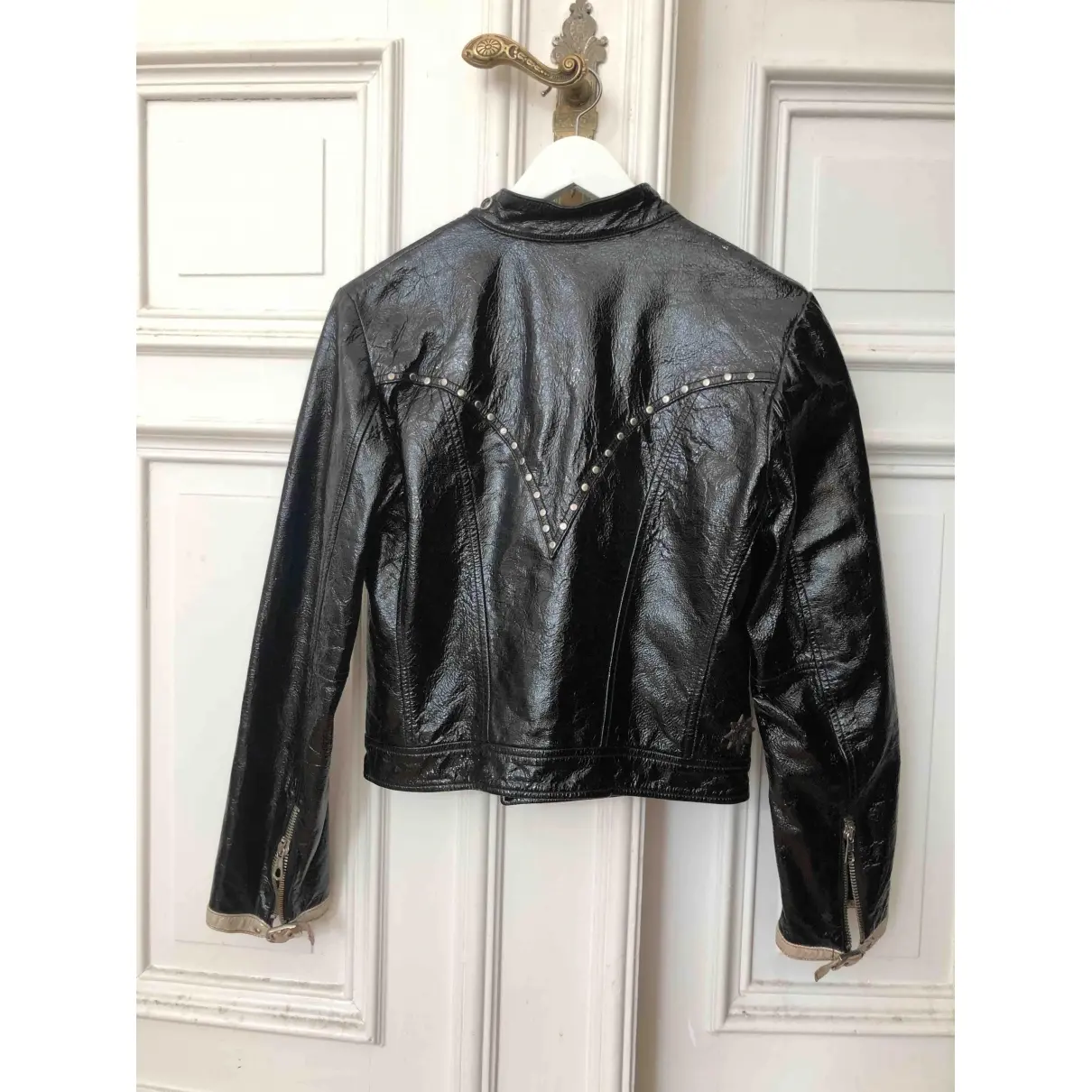 GUESS Leather jacket for sale