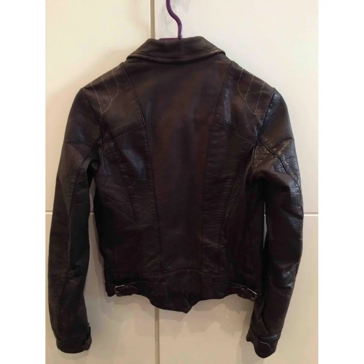 Buy GUESS Leather jacket online
