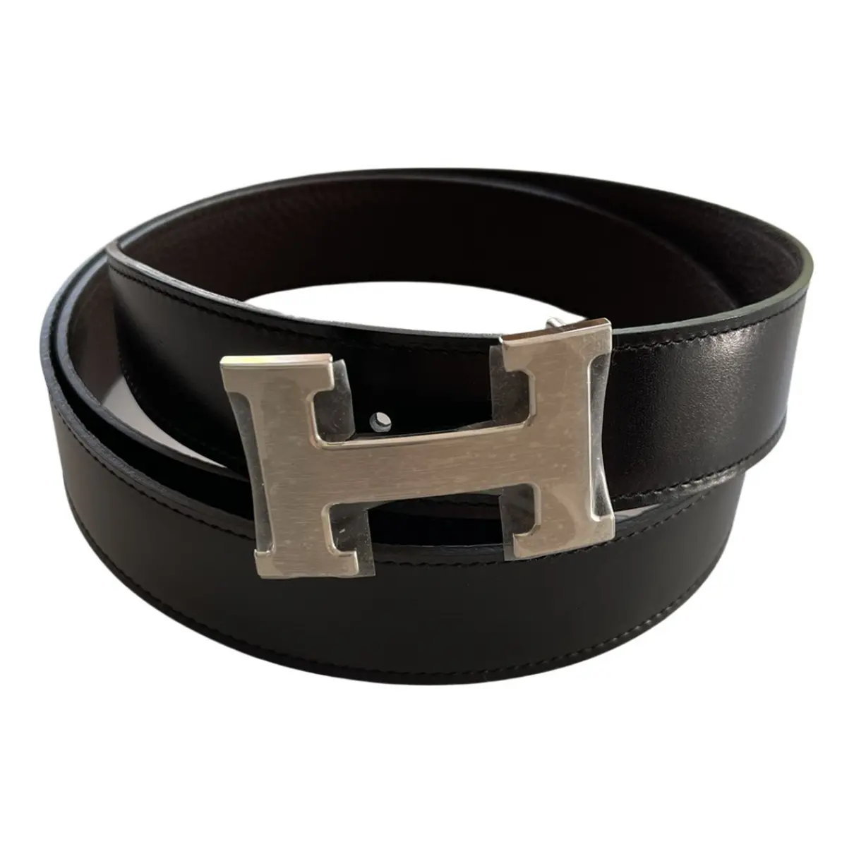 H leather belt Hermès