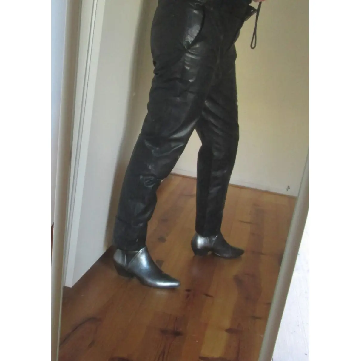 Leather trousers Haider Ackermann