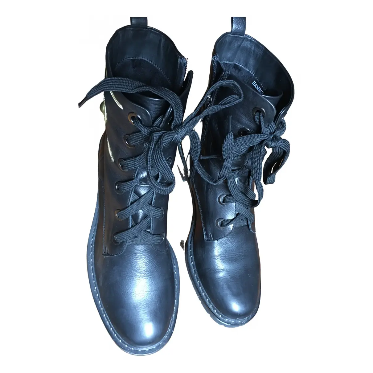 Leather biker boots Hammerstein