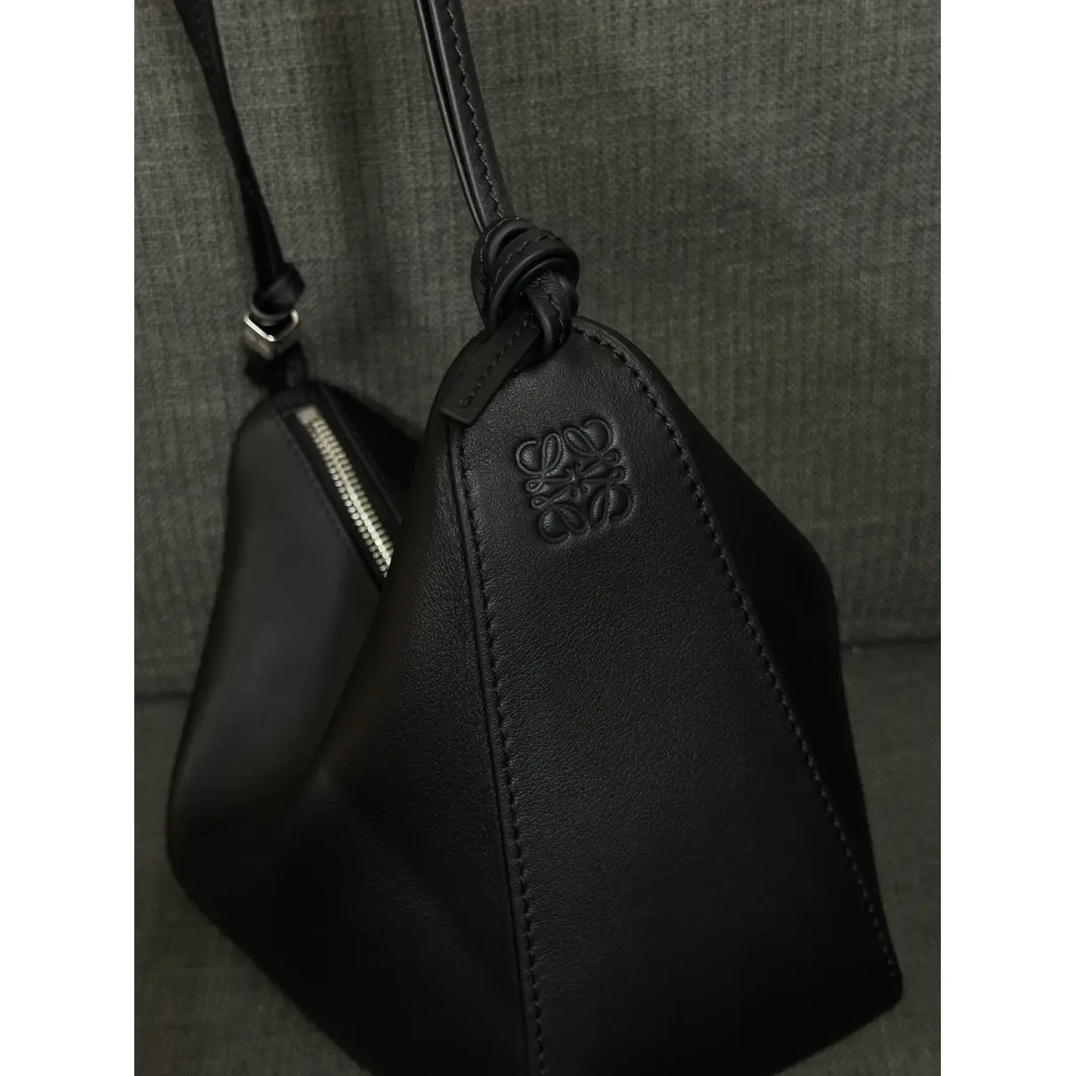 Buy Loewe Hammock Hobo leather handbag online