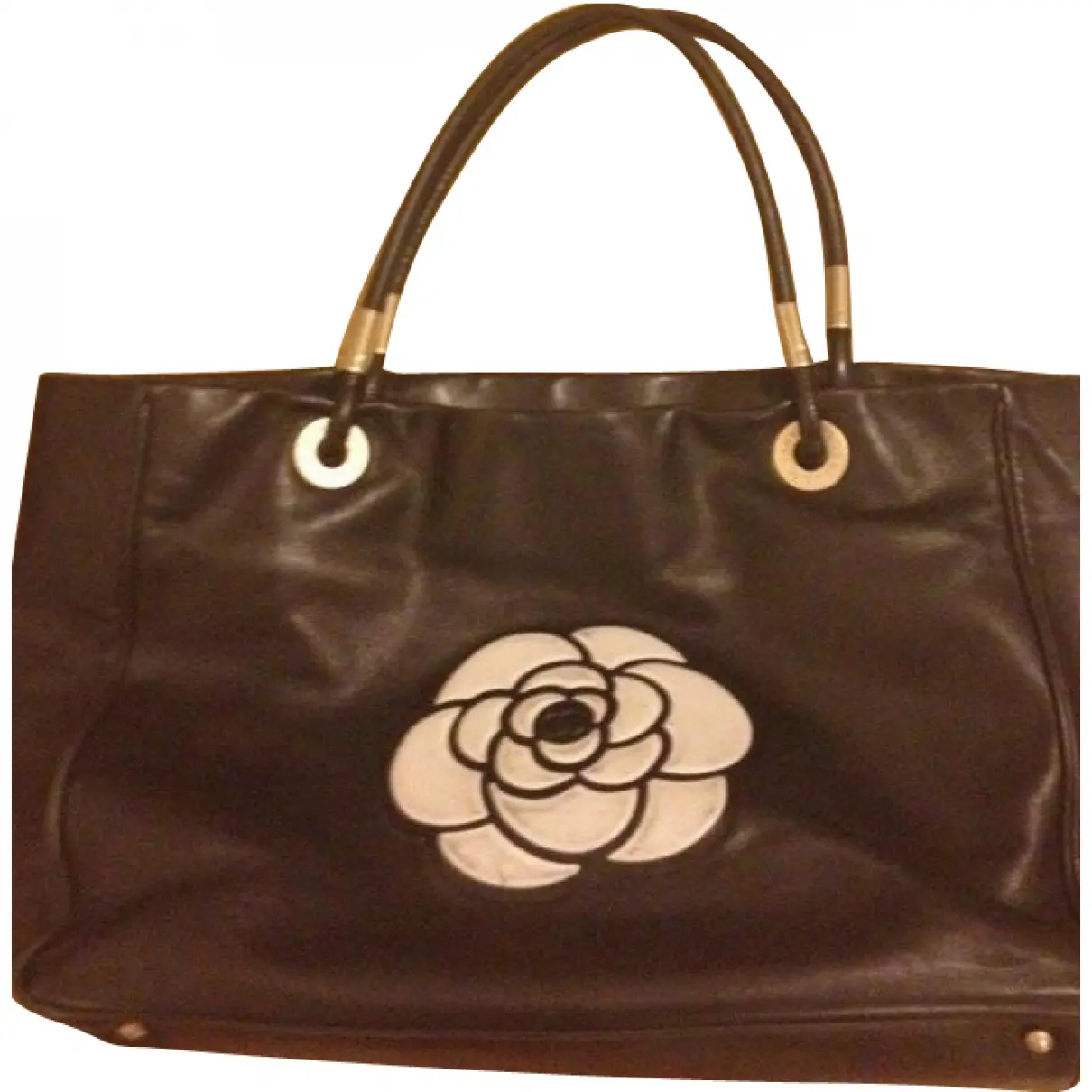 Black Leather Handbag Chanel