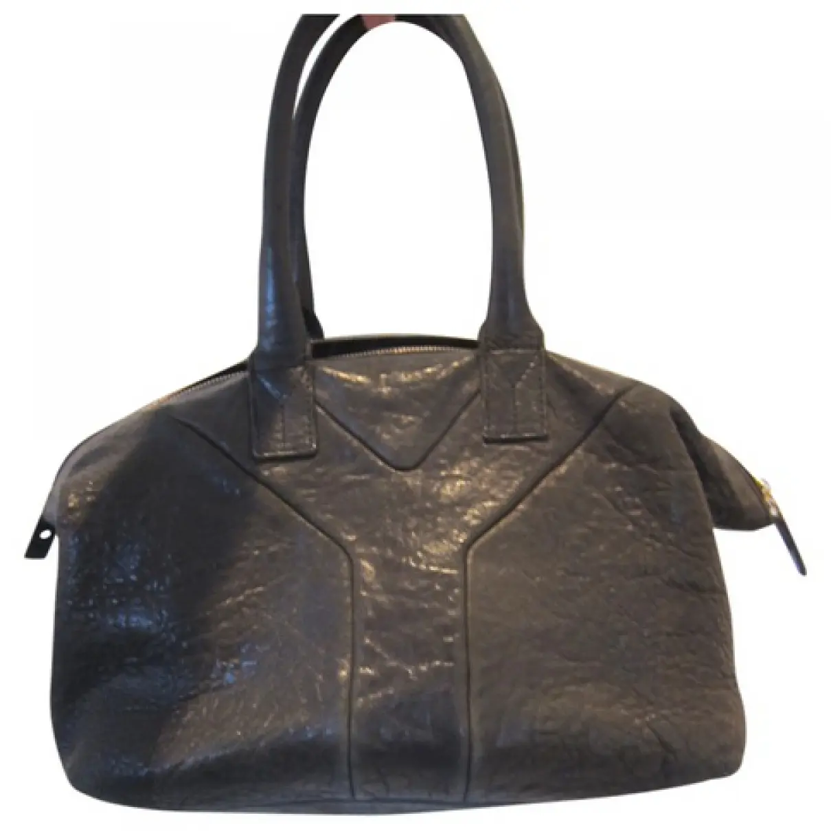 Black Leather Handbag Easy Yves Saint Laurent