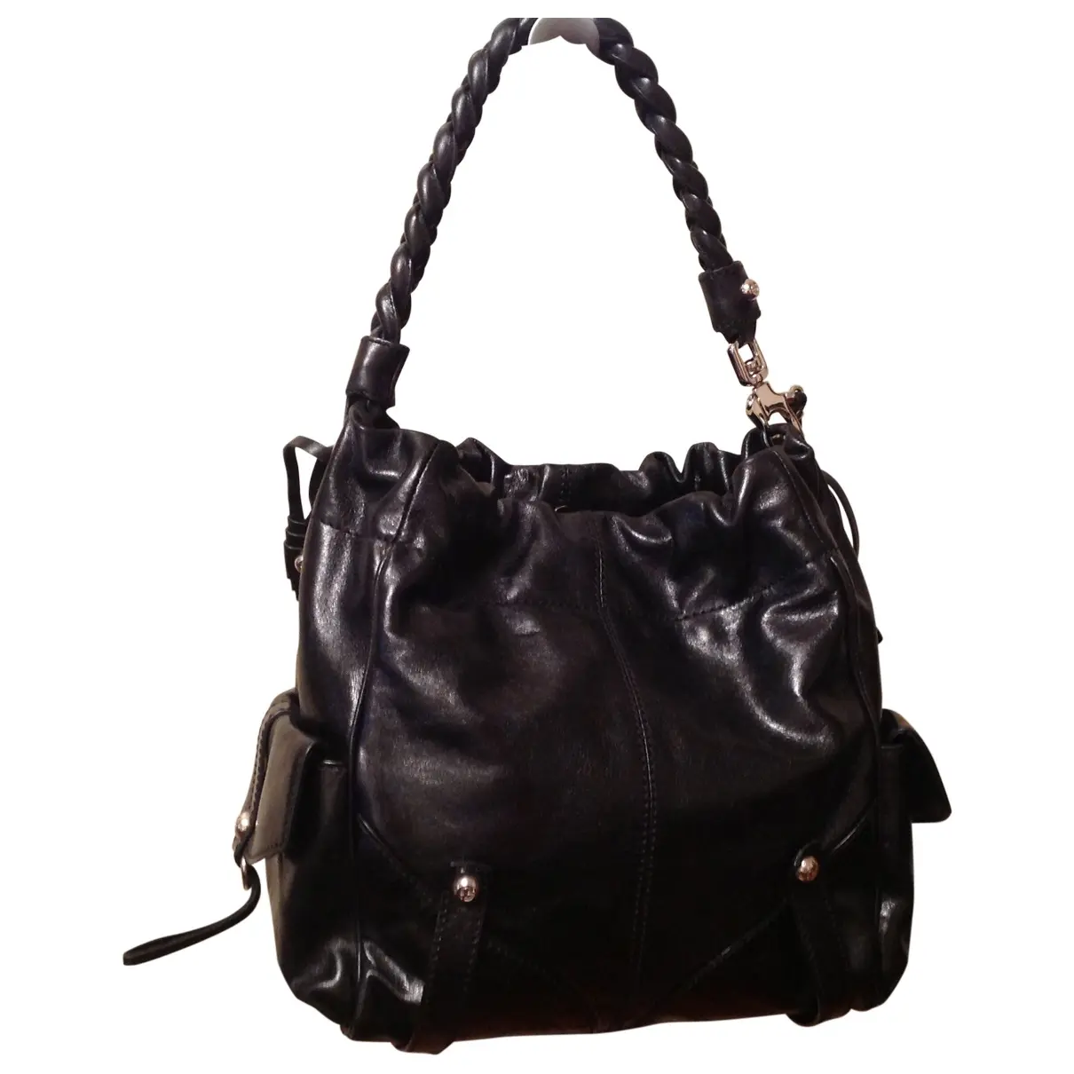 Leather handbag FRANCESCO BIASIA