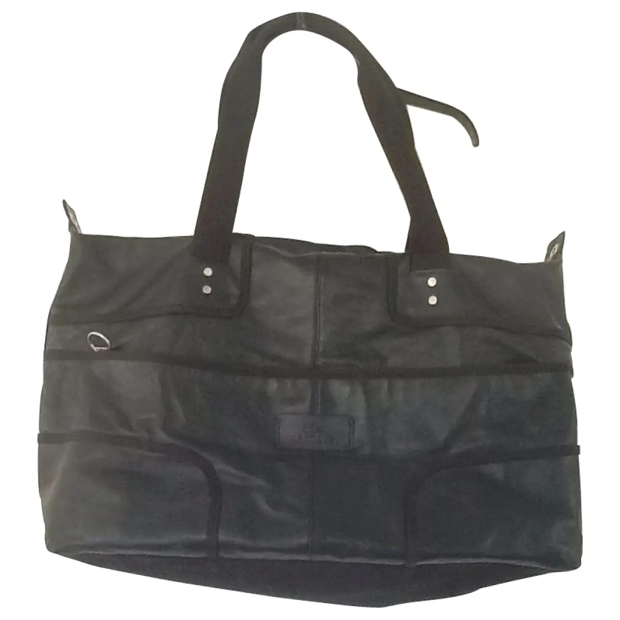 Black Leather Handbag Lacoste