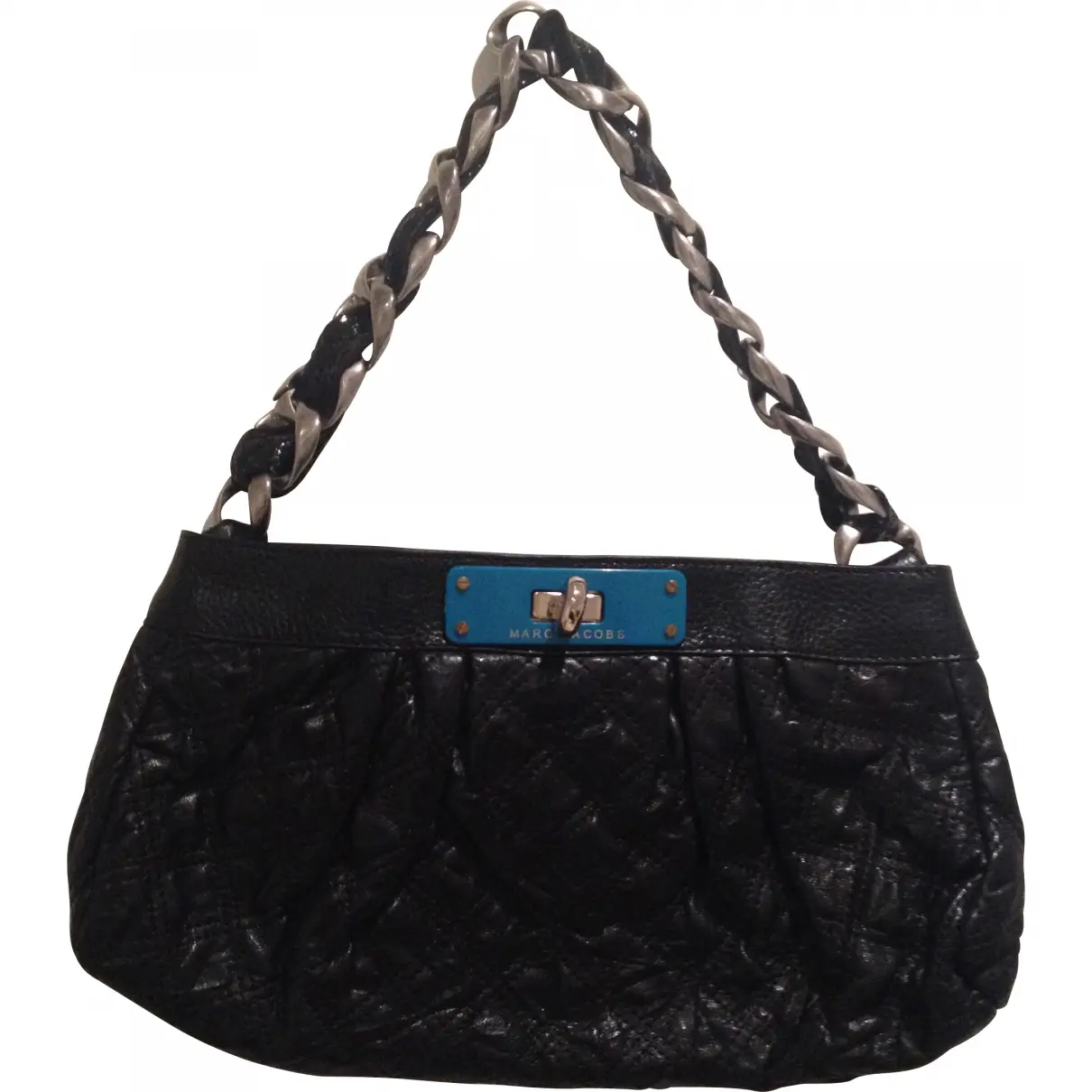 Black Leather Handbag Marc Jacobs