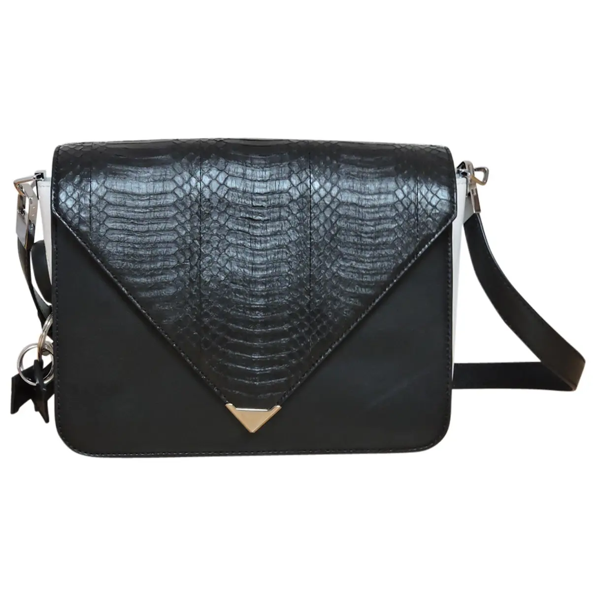 Black Leather Handbag Prisma Alexander Wang