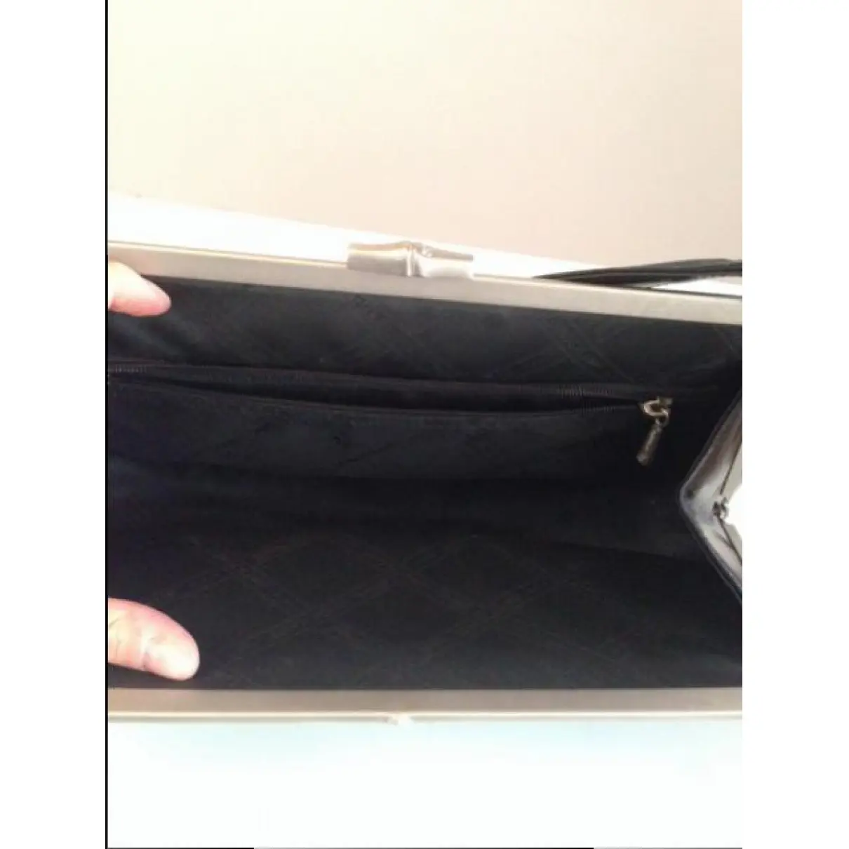 Buy Longchamp Black Leather Handbag Roseau online