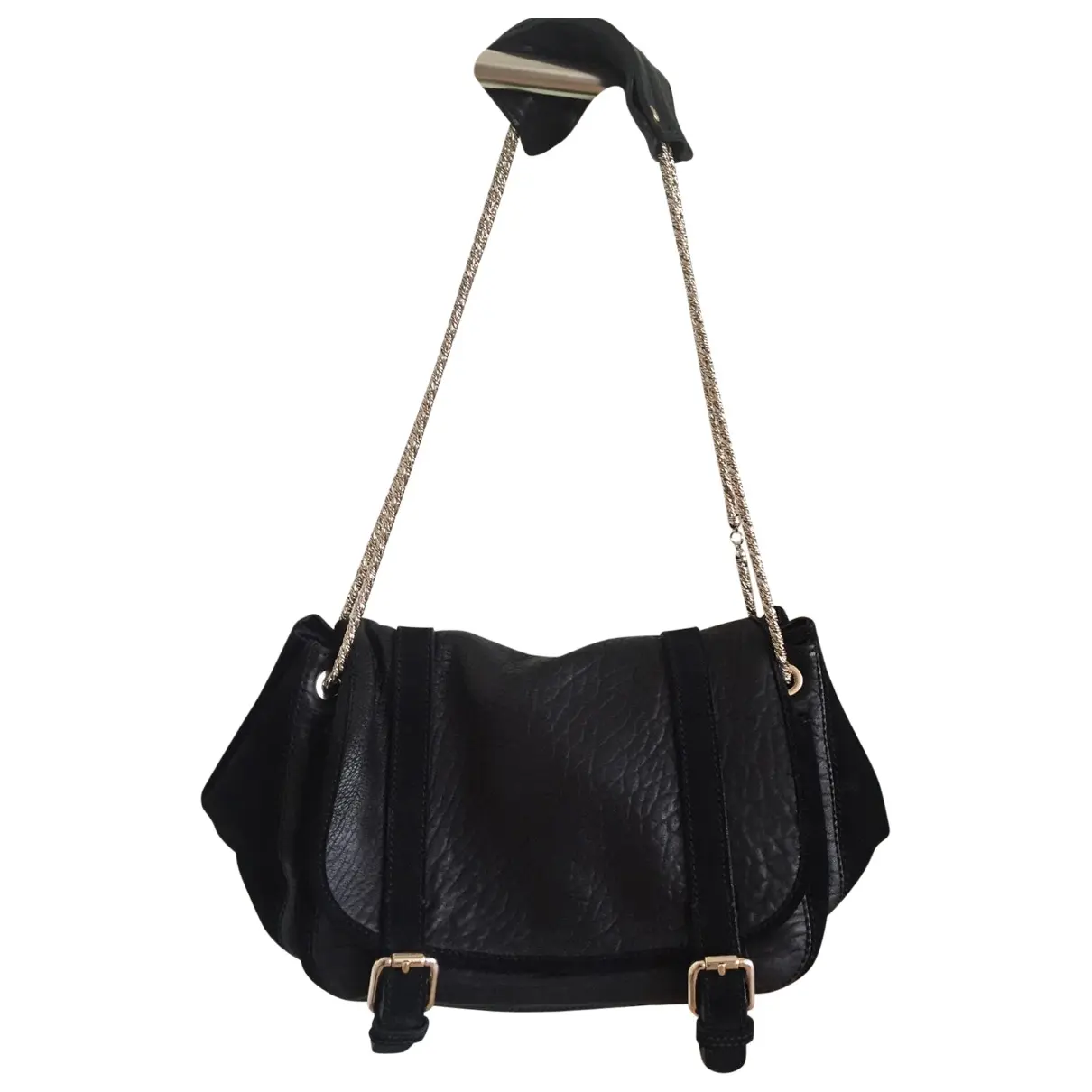 Black Leather Handbag Sézane