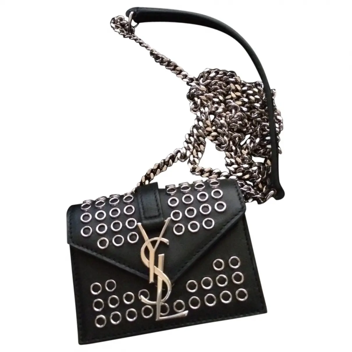 Black Leather Handbag Yves Saint Laurent